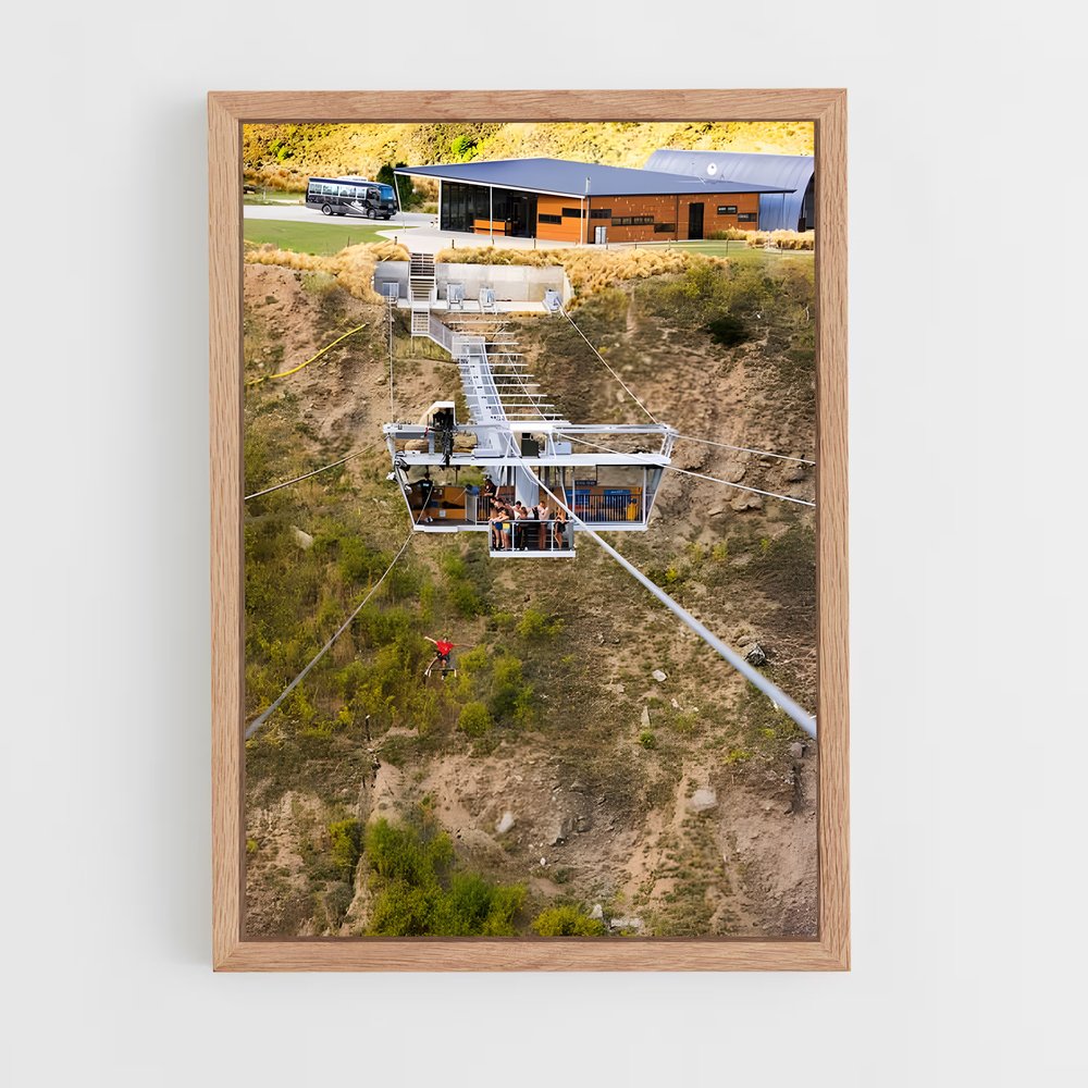 Poster Ascension Nevis – affiche Saut à l’élastique (vue 4)